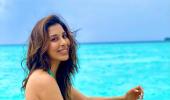 PIX: Sophie Choudry's bikini holiday