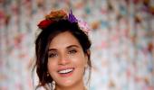 Why is Richa Chadha smiling?