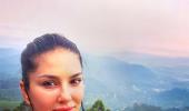 Sunny Leone goes hiking