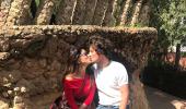 Who is Shriya Saran kissing?