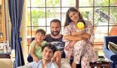 Taimur, Sara, Ebrahim, Jeh celebrate Eid