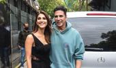 Vaani, Akshay promote Bell Bottom