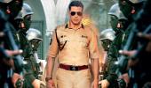 How often has Akshay played a cop?