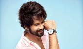 What is making Shahid smile?