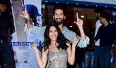 Stars Cheer Shahid-Mrunal's Jersey