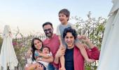 Saif parties with his kids!