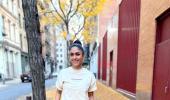 Mrunal Enjoys Fall In New York