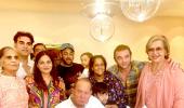 At Salim Khan's Birthday Party