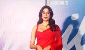 Janhvi Kapoor, Radiant In Red!