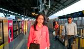 Hema Malini Takes The Mumbai Metro