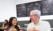 When Madhuri Ate Vada Pav With Tim Cook