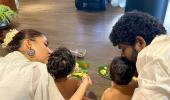 Nayanthara-Vignesh, Twins Celebrate Onam