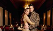 PIX: Kiara-Sidharth's Gold Sangeet