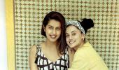 Who's Taapsee Clinging To?