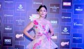 Mrunal-Dulquer Dazzle On Awards Night