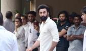 Salman, Ranbir At Satish Kaushik Funeral