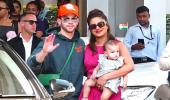 Priyanka In Mumbai With Nick, Malti