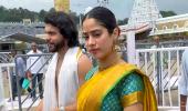 Janhvi Visits Tirupati With Beau To Mark Mum's B'Day