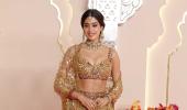 Janhvi Goes Golden For The Wedding