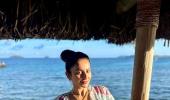 Rakul Goes On A Beach Holiday