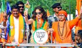 Kangana Hits The Campaign Trail