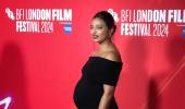 Radhika Debuts Her Baby Bump