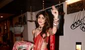 Shilpa Shows Off Her Mehendi