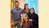 Saif, Sara, Soha Celebrate Sharmila Tagore's 81st