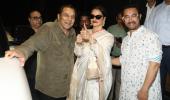 Rekha-Dharmendra Cheer For Aamir's Son