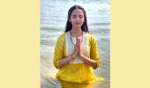 Sonal Chauhan Seeks Blessings At Kumbh