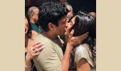 Shibani-Farhan Usher In 2025 With A Kiss