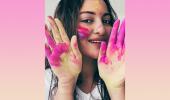 How Sonakshi, Katrina Celebrated Holi