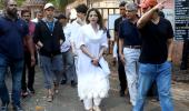 Hrithik Comforts Sussanne At Zarine Khan's Funeral
