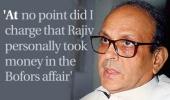 'Rajiv didn't take money:' V P Singh