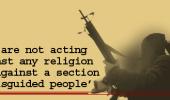 'You are acting against misguided people'