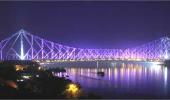 Lights on at Howrah Bridge