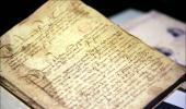 A leaf from Vasco Da Gama's diary