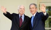 Bush endorses McCain's presidential bid