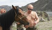 Vladimir Putin bares it all in Siberia