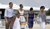 The Obamas take a vacation