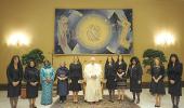 The Pope hosts G8 First Ladies