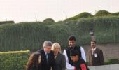 Canadian PM visits Rajghat