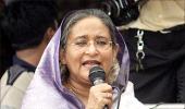 Hasina warns Bangladeshis against attacking Hindus