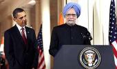 Dr Singh meets Obama at White House