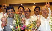 Congress celebrates victory in Maharashtra