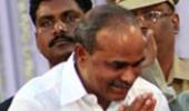 Did Andhra CM's helicopter crash in reservoir?