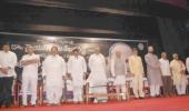 Image: Naidu, Chiranjeevi pay tribute to YSR