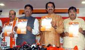 Sena-BJP manifesto promises jobs for poor