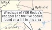 How YSR's chopper wreckage was spotted