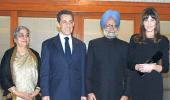 Dr Singh's dinner diplomacy with Sarkozy